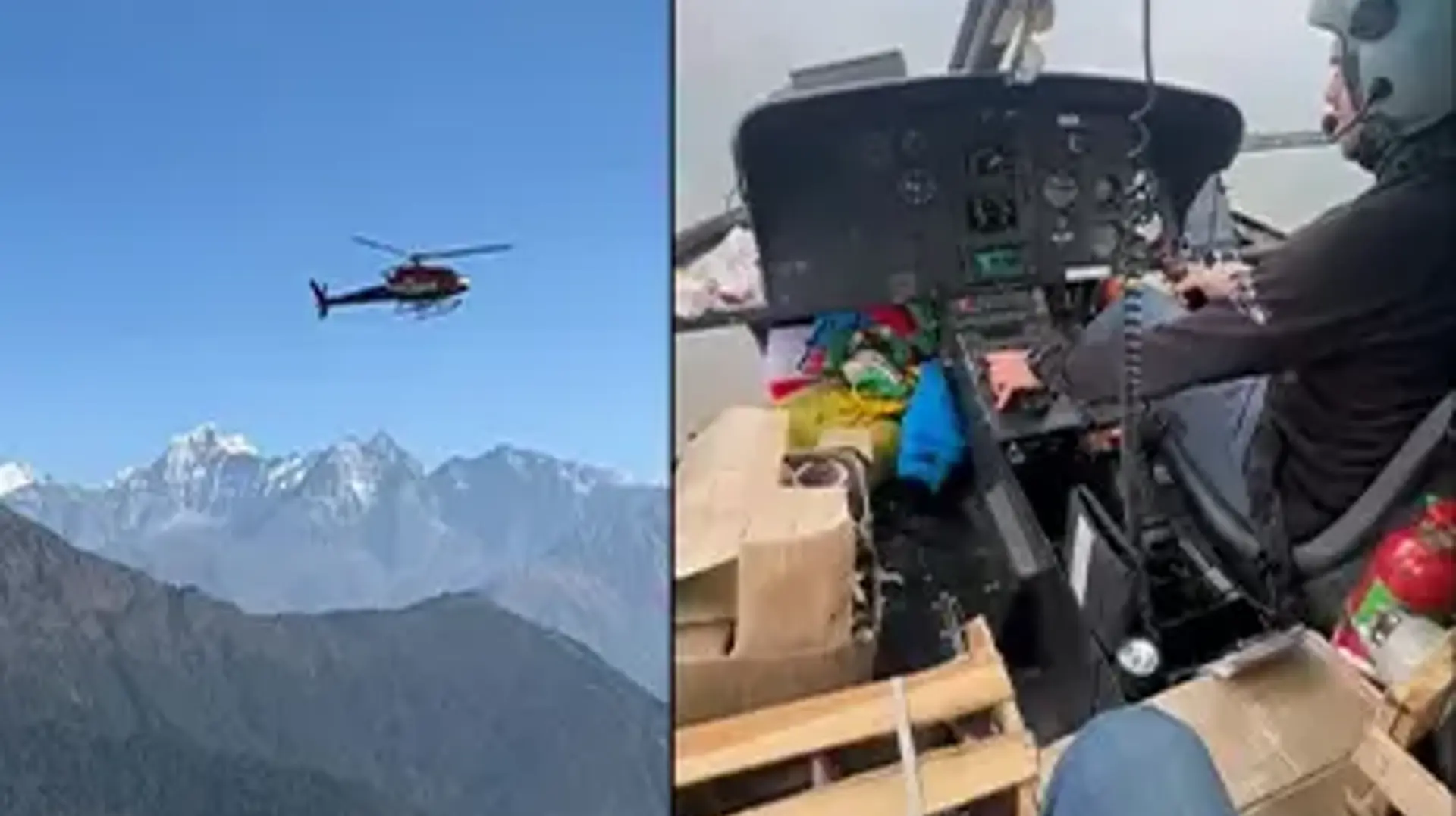 Heli Transport of Conductors to Solukhumbu Heli Transport of Conductors to Solukhumbu