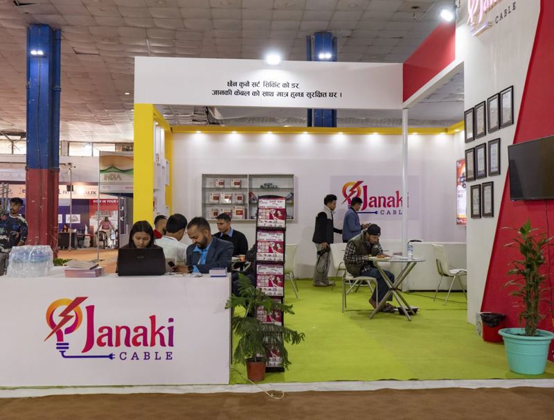 Feen Electro Tech Exhition Nepal with janaki Cable Industry