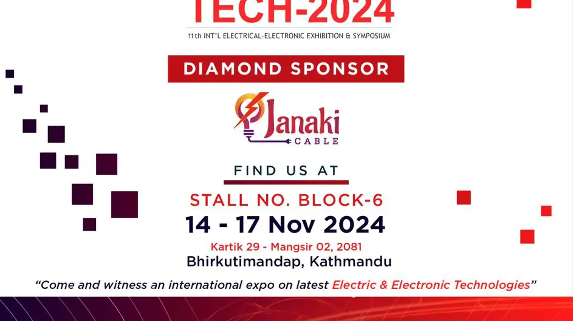 FEEN Electro-Tech 2024 with Janaki Cable FEEN Electro-Tech 2024 with Janaki Cable